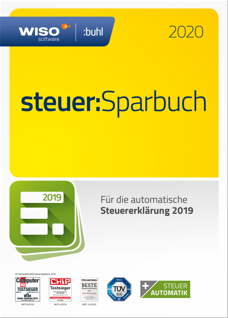 WISO Steuer Sparbuch 2020 (per l&#039;anno fiscale 2019)